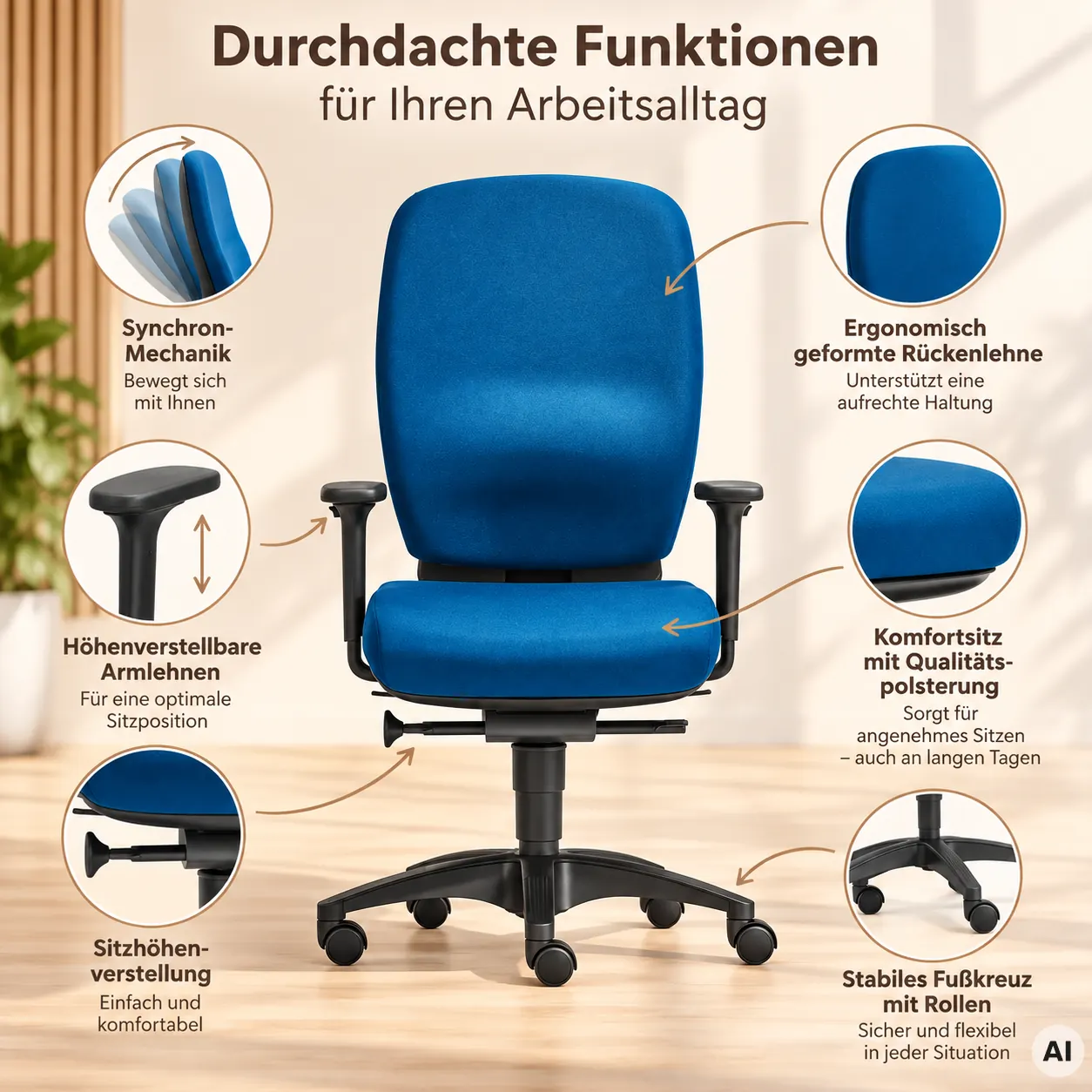 Office Balance M - Hochwertiger Drehstuhl